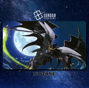 Playmat Gundam Card Game - Deathscythe Gundam - 24"x14" (600 x 350 mm) - Playmat/ Deskmat with stitched edges