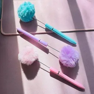 Pom Pom Pen - Beadable DIY Soft Fluffy Fun Gift
