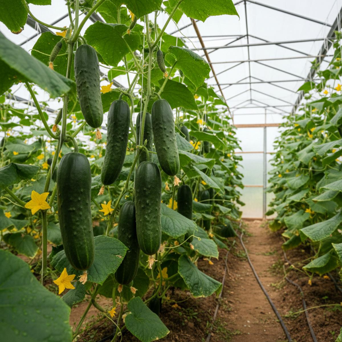 Non-GMO Organic Cucumber Seeds for Planting Vegetable Garden Heirloom Variety with High Germination Rate Easy to Grow Indoor Outdoor Garden Vegetables Seeds