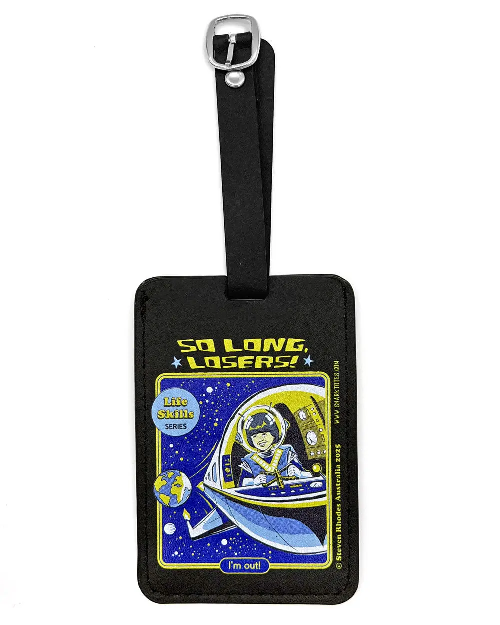 So Long Losers! Spaceship Luggage Tag