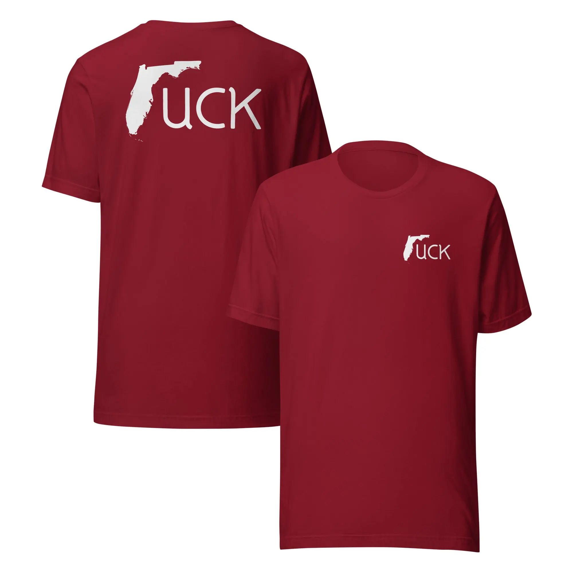 Original UCK t-shirt - Front and Back - All White Logo