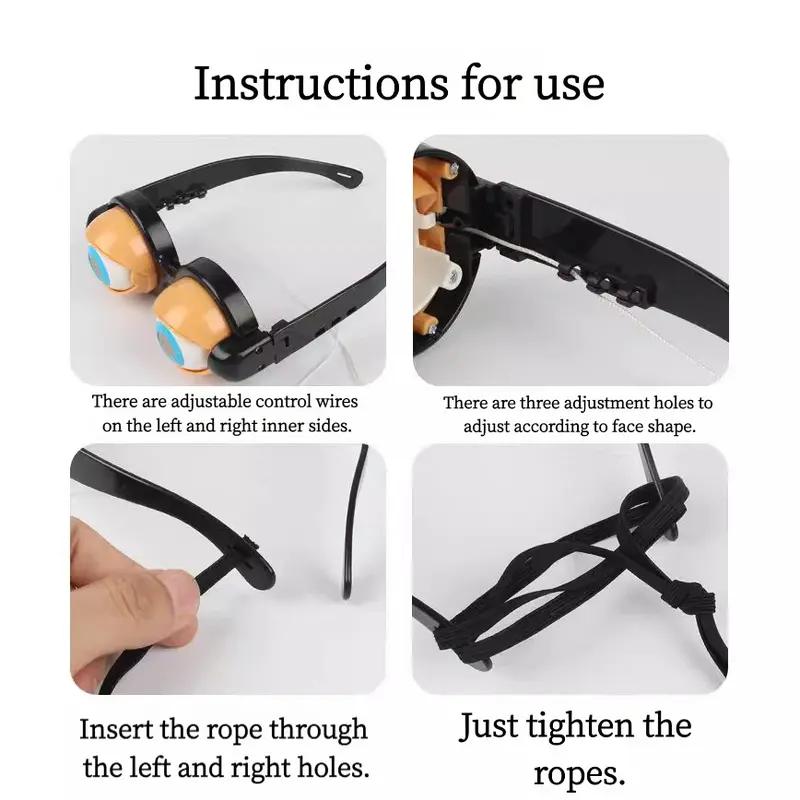 Crazy Eyes Glasses, Funny Prop Glasses, Blinking Eye Glasses Party Photo Props for Show, Crazy Eye Glasses Fit Novelty Gag Gifts for Adults