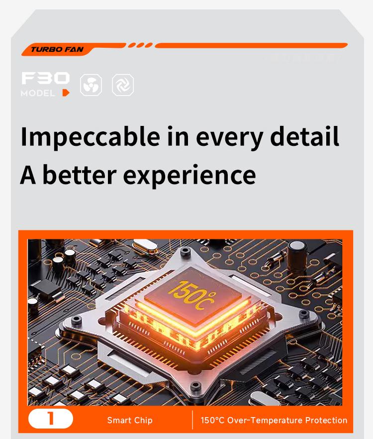 150g High- Pressure Turbo Blower, Designed for Deep Car Detailing, 150000 RPM Brushless Motor. Instantly Cleans AC Vents, Seat Crevices, Engine Bays and Removes Snow. Portable On- the-Go Tool, More Professional Than a Hair Dryer Deep Cleaning