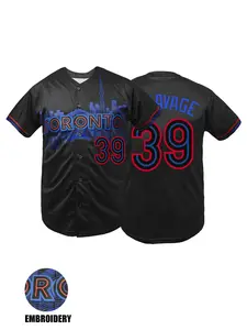 Men's Toronto #39 Embroidered Baseball Jersey Loose Fit V-Neck Short Sleeve Sports Top, Toronto Baseball Stitched T-Shirt for Sports Fan, for Casual Wear, Outdoor Activities Jersey Tee
