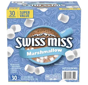 Swiss Miss Chocolate Hot Cocoa Mix With Marshmallows, 30 Count Hot Cocoa Packets (Pack of 1)