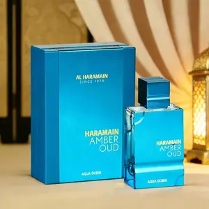 AL HARAMAIN Aqua Dubai  60ml - Cologne for Men and Women - Bergamot, Amber and Musk Fragrances -  Perfume for Men and Women