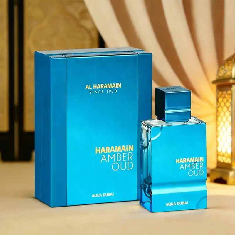 AL HARAMAIN Aqua Dubai  60ml - Cologne for Men and Women - Bergamot, Amber and Musk Fragrances -  Perfume for Men and Women