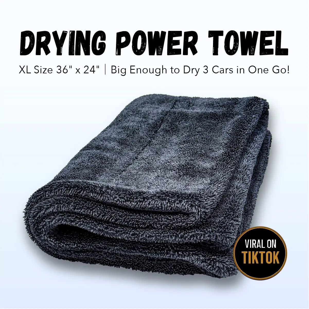Ultra Absorbent Microfiber Cleaning Cloths super absorbent towel XL Ultra Absorbent Microfiber Drying Towel 1300 GSM Twisted-Loop Car Drying Towel 24x
