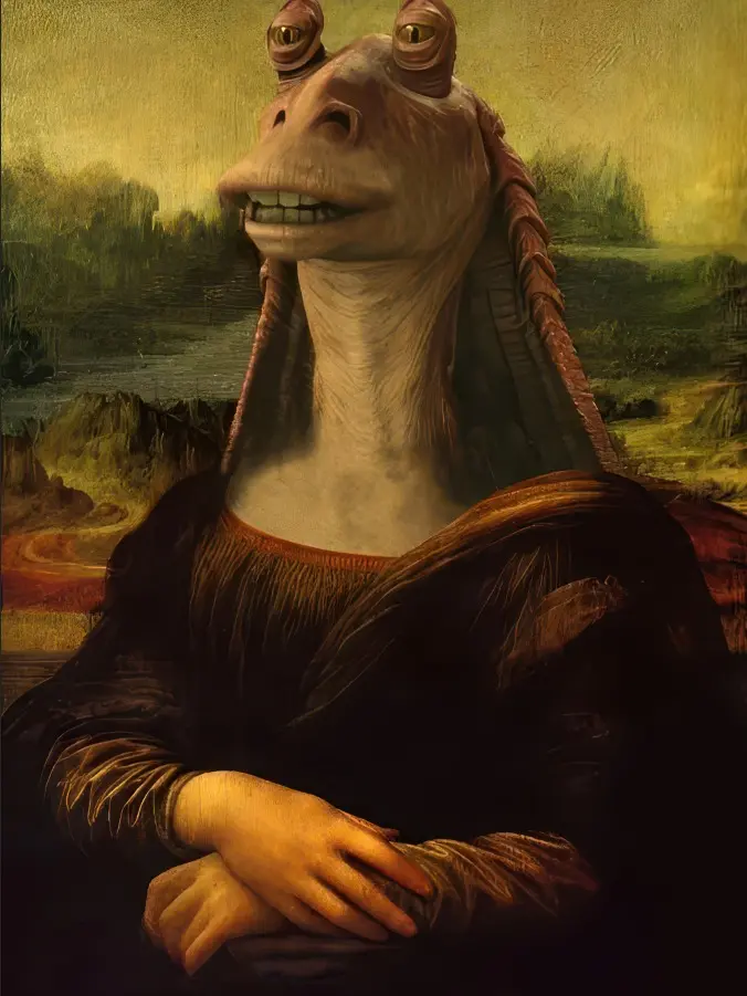 NOT The Mona Meesa Trendy Funny Wall Art Poster – Viral Meme Room Decor