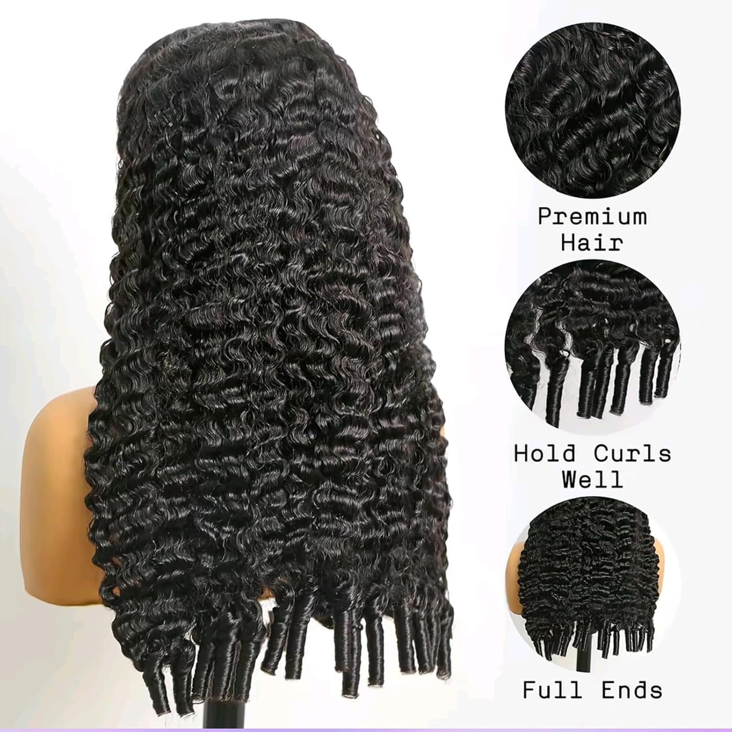 [Flash Sale] Burmese Curly Half Wig Human Hair 7x5 Glueless Wig Human Hair 13x6 Transparent Lace Front Wig Human Hair Wigs For Women 180% Density Upgeade U Part Wig Burmese Curly Hair