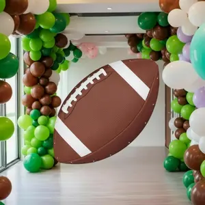 79 Inch Football Cutouts Backdrop Banner Party Football Senior Night Banner 2026 Decorations Large  Themed Parties Backdrop for   Birthday Party Decorations Photo Supplies