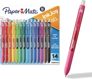 Paper Mate InkJoy Gel Pens Set of 14 Medium Point Pens Assorted Colors for Everyday Use with Supplier Warranty