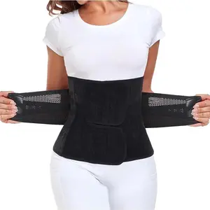 Postpartum Belly Band – Postpartum Belly Wrap, Abdominal Binder Post Surgery C-section Recovery Support Belt (Midnight Black, S/M)