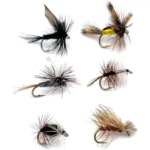 Fly Fishing Flies Assortment, Fishing Flies for Trout in 6 Patterns | Trout Flies | Dry Flies for Trout