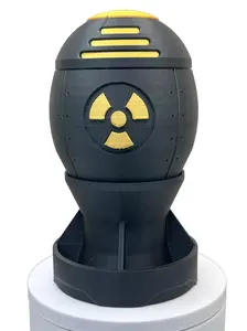 Stash Bomb 6" Lockable 3D Printed - 2 Color Secret Hideaway Container