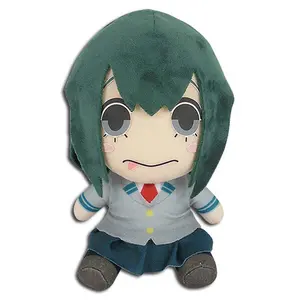 My Hero Academia S2 - Tsuyu Asui Seifuku Sitting Plush 7"H