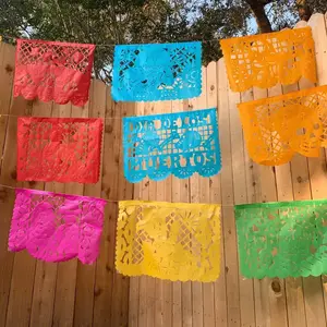 Papel Picado Traditional Banner (10 pieces)