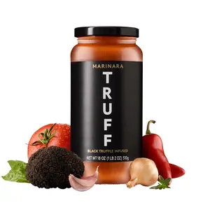 TRUFF Pasta Sauce, Black Truffle Marinara | Flavorful Tomato Sauce for Pasta, Pizza, and More | Non-GMO, Vegan, 18 oz