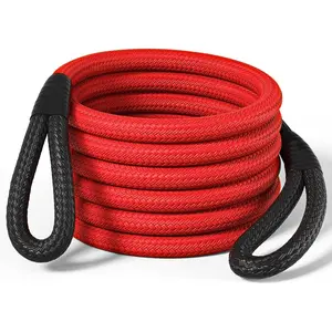 1-1/8" x 30FT Kinetic  Tow Rope, 33000lb Break Strength, Heavy Duty Off Road  Kit for UTV, ATV, ,
