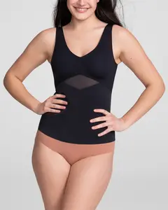 Honeylove LiftWear Tank - Medium Support Shapewear Top with Built-In Bra