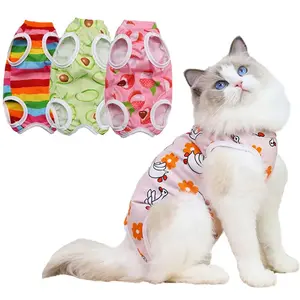 Cat Dog Anti-Licking Vest Pet Care Clothing Kitten Weaning Sterilization Suit High Elastic Surgery After Recovery Care Clothing