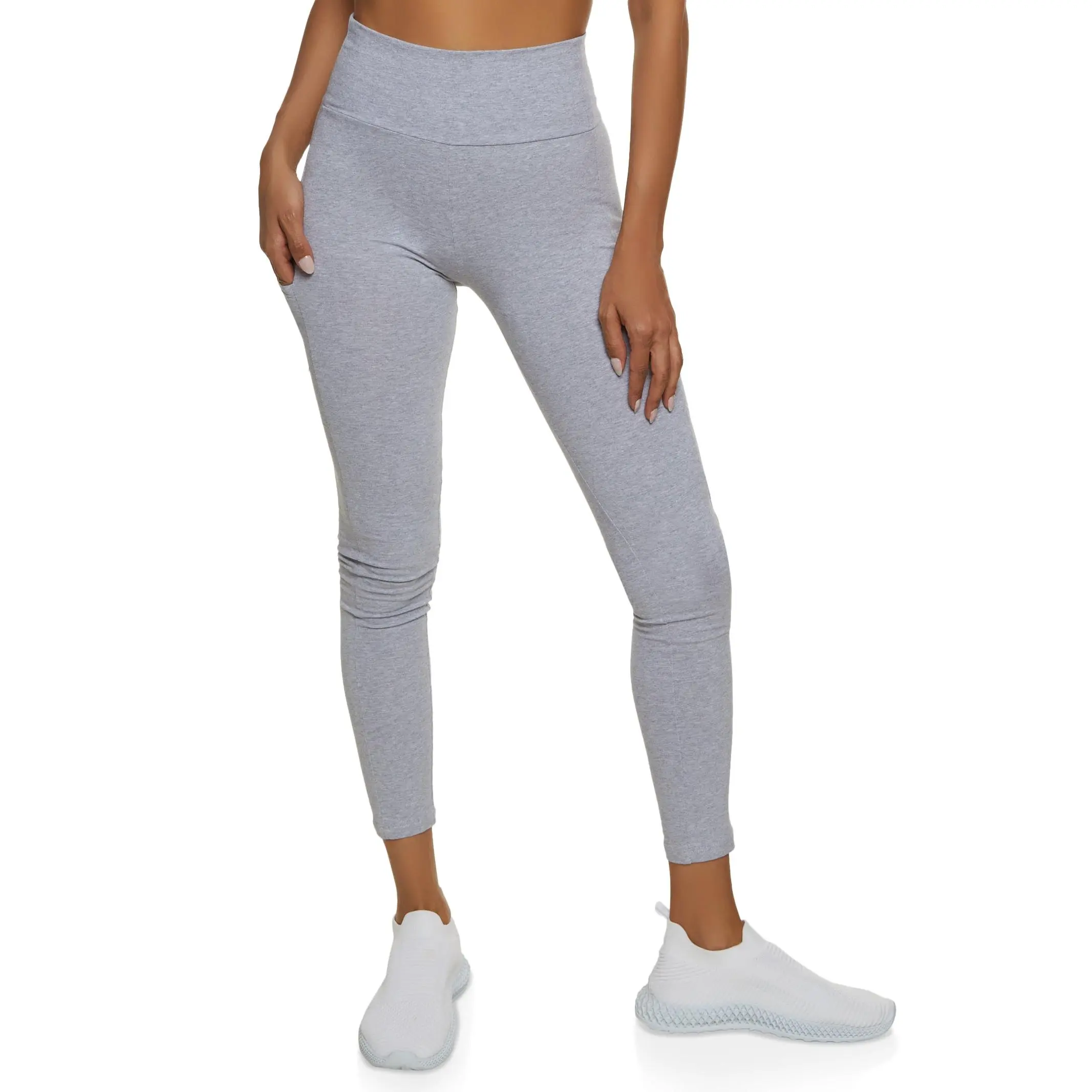 High Waist Cropped Pocket Leggings