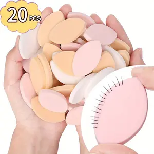 20pcs Soft Sponge False Eyelash Pads Beginner EyeLash Map Chart EyeLashes Reusable Makeup Puffs Training Eyelash Extensions Tool