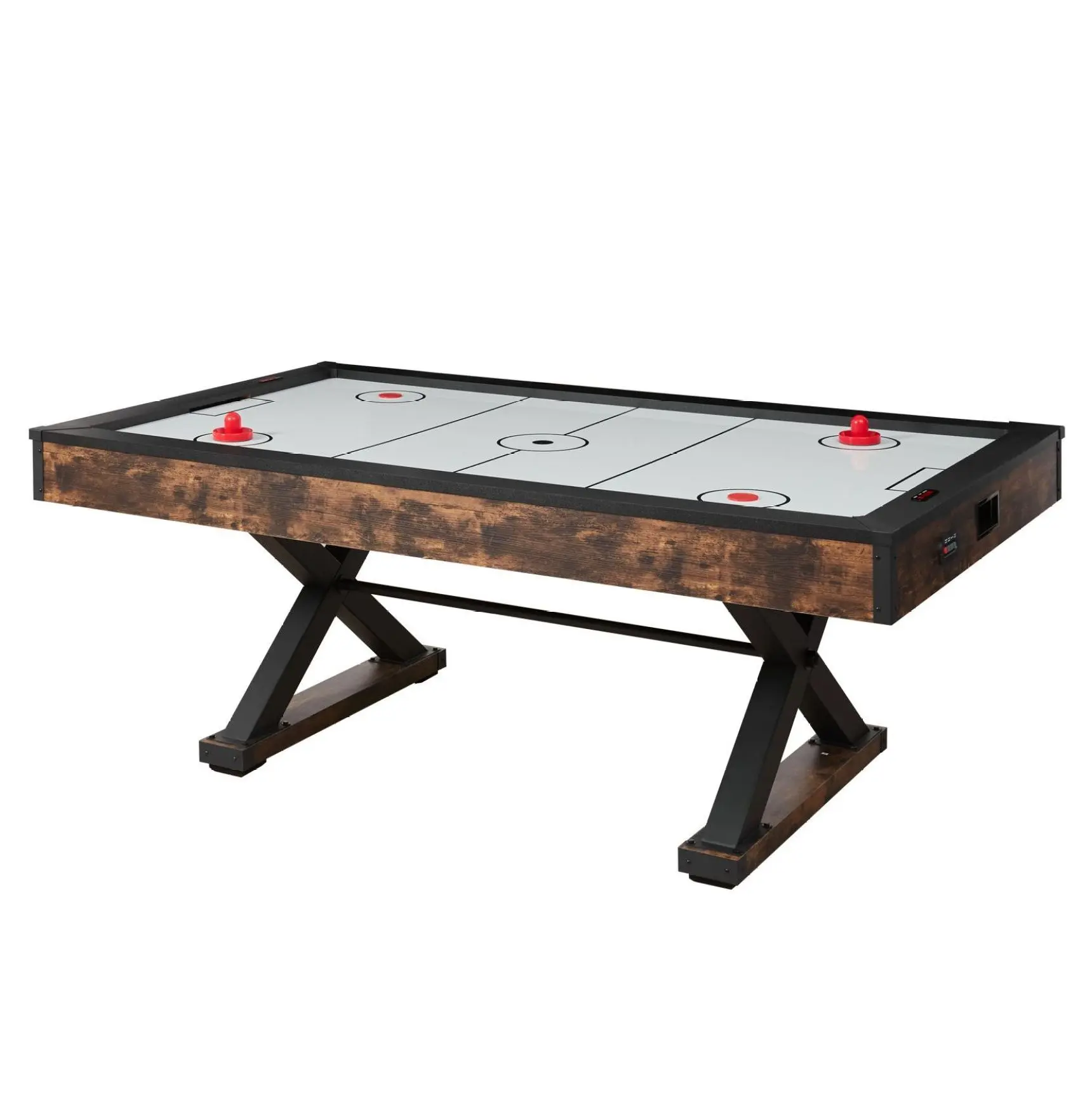 84" Air Hockey Table - Indoor Arcade Game with Electronic Scorer & Blowers 84x44x32 inch