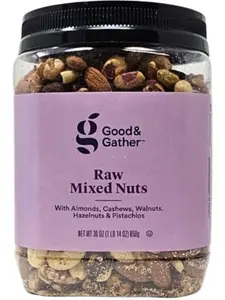 Good & Gather Raw Mixed Nuts Snack Mix, 30 Ounces