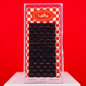 Buttery Volume Lashes 0.05 / Black Lash Extensions for Pro Lash Artistry / Hand-Making Russian Fans / PBT Fiber Faux Mink / Mega Volume