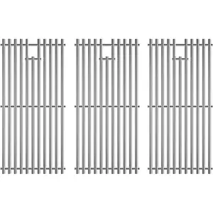 17" Grill Grates for Charbroil  3 Burner 463242515 463242516 466242515 466242516 G466-0025-W1A 463243016 463246018 463346017 463355220, Stainless Steel Charbroil Grill Replacement