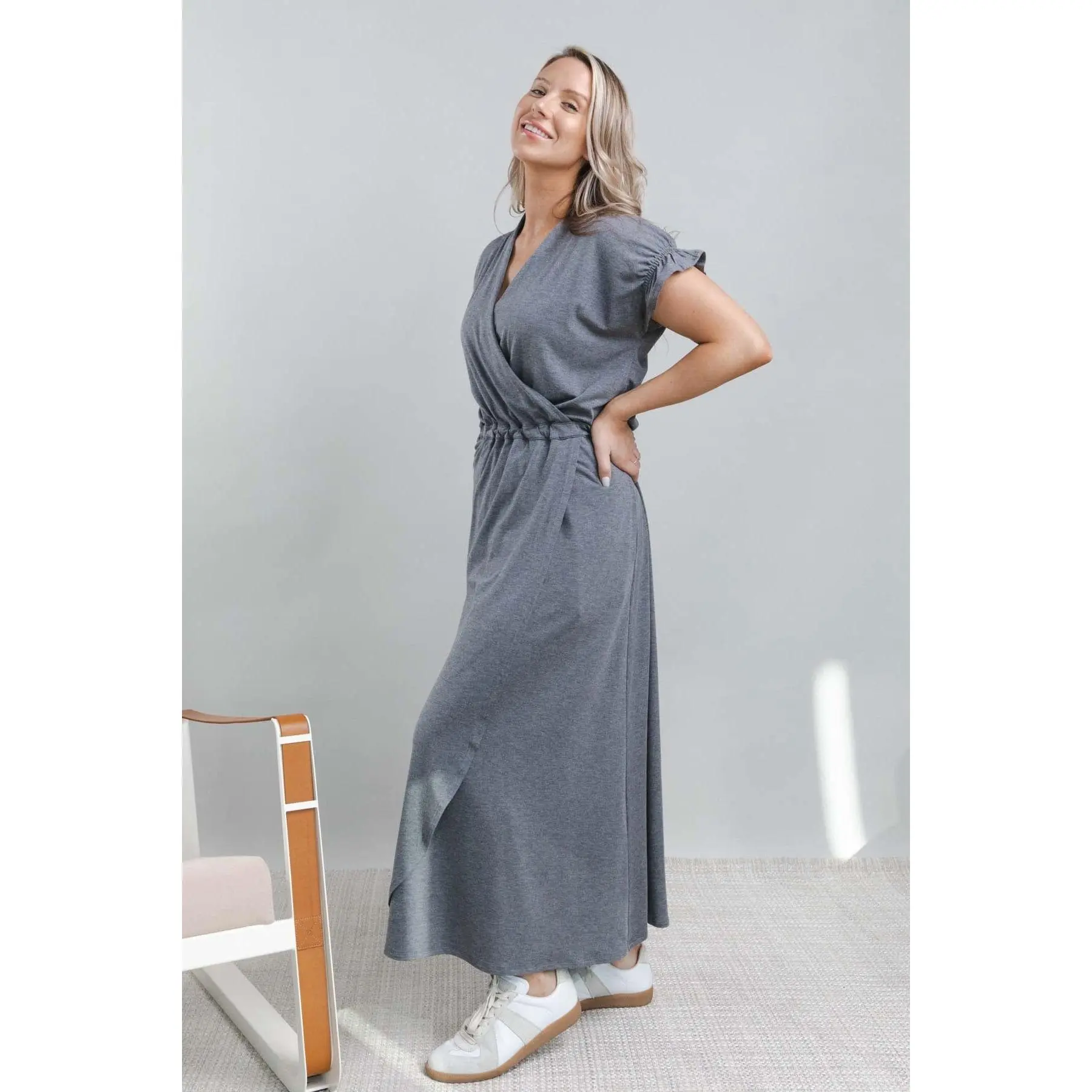 Vivian Maternity & Nursing Maxi Dress