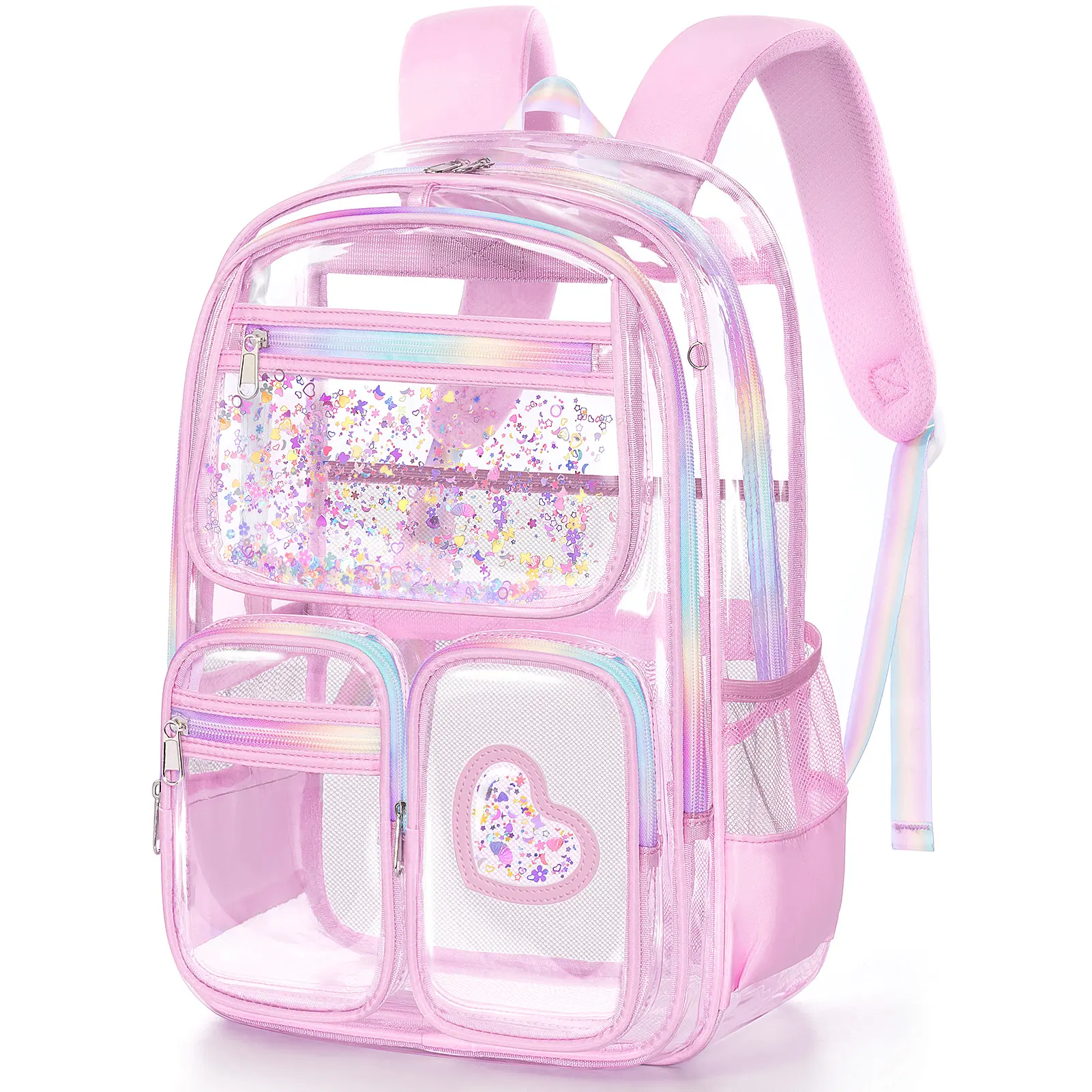 D2.1PCS Clear Love-Pink