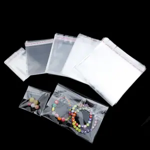 Transparent self-adhesive OPP bag size about 8x10.5cm 100 pieces/bundle suitable for bracelets, bracelets, jewelry accessories, fashion accessories wedding packaging gift bags lightweight Transparent packaging bags