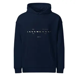 Anima Hoodie No. 1 Cotton Fabric Soft Ribbed Hem Relaxed Fit with Pocket