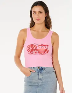 RIP CURL Ocean Break Womens Rib Tank Top