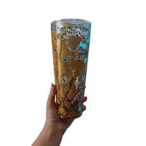 24 oz Mica Lava Snow Globe Tumbler