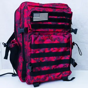 Tactical Gym Backpack Digital Red