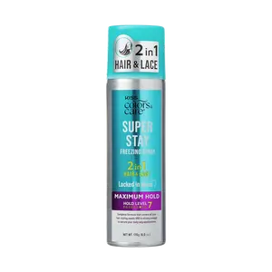 KISS Colors & Care Super Stay Freezing Spray Maximum Hold, 6 oz.