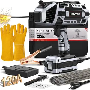 Machine,20-120A 110V Stick Welder Rods,IGBT Machine withHot Start Arc Force Anti-stick ARC Welder Gun,6 Variable Adjustment (Grayish black)