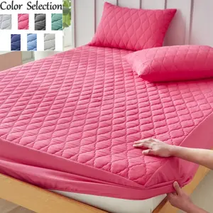 Deep Pocket Waterproof Bed Sheet 1pc, King/queen Size, Soft Skin-Friendly Fabric, Breathable and Sweat-Absorbing, Easy Care Anti-Wrinkle, Waterproof Fitted Sheet