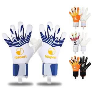 Soccer Goalkeeper Gloves, Adjustable Wrist Support & Breathable Design Goalie Gloves, Professional Match & Training Keeper Gloves
