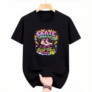 Y2K Skate Party Shirt, Roller Skate Party Club Tee, Retro Skate Shirt, Birthday Skate Party, Good Vibes Only Shirt