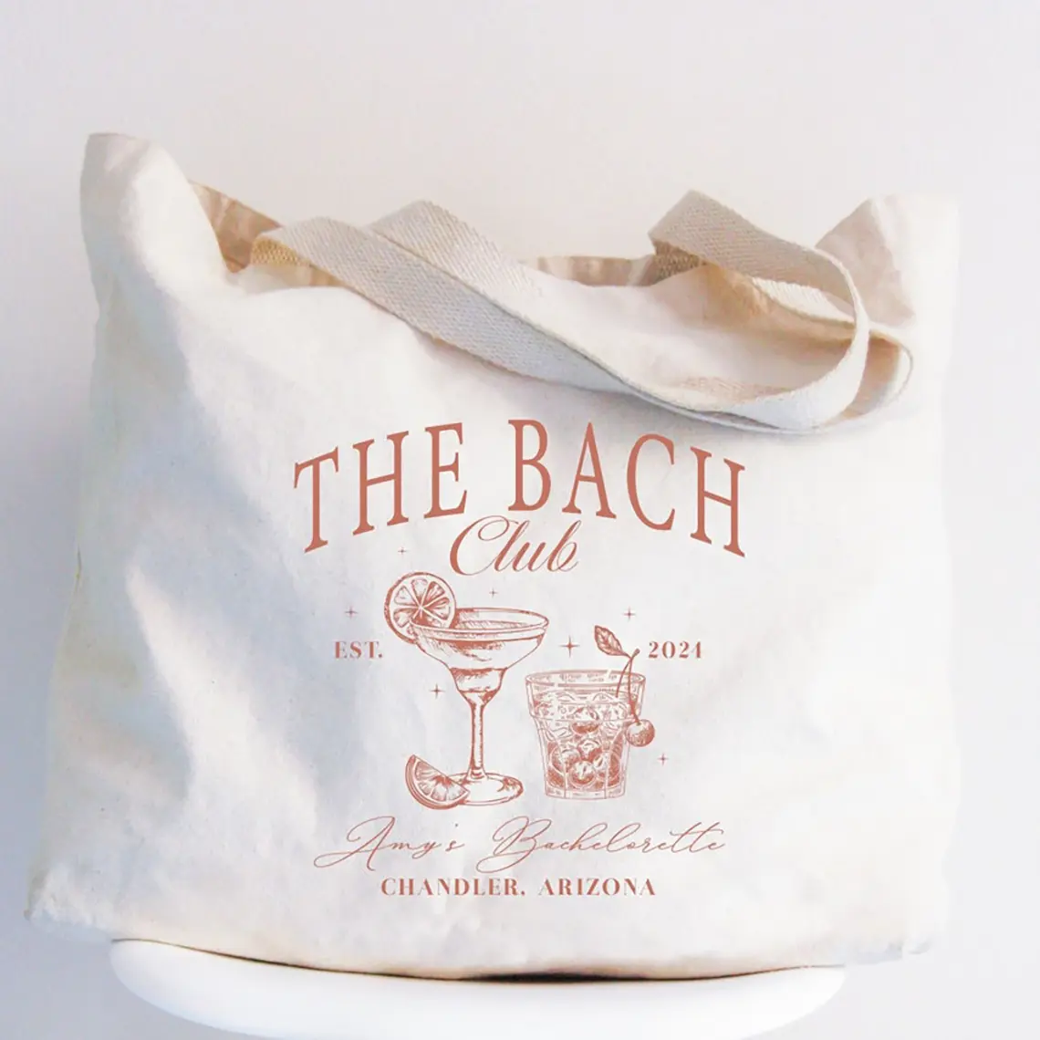 [CUSTOM IN DESCRIPTION] Custom Bachelorette Totes, Club Bachelorette Tote, Beach Bachelorette Tote Bag, Bridal Party Tote, Bride Wedding Tote, Bridesmaid Gift Tote
