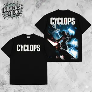 InkVerse Cyclops Vol 3 2 High Grade (2014) Premium Acid Washed Shirt, Optic Rage Graphic Tee, Character Comics Fans Shirt, Superhero Washed Shirt, Comic Book Fans T-Shirt, Superhero Graphic Tee