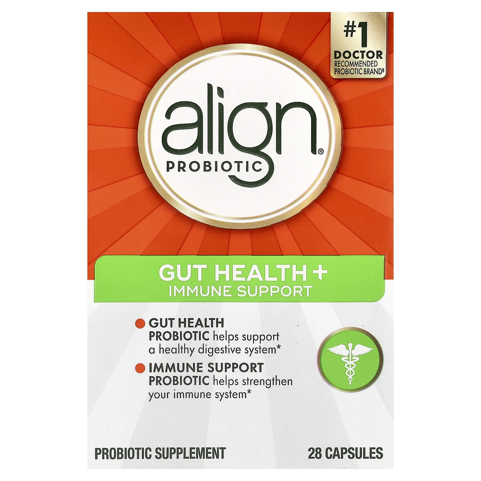 Align Probiotics Gut Health + Immune Support, 28 Capsules