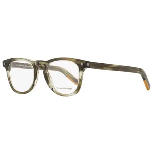 Zegna Rectangular Eyeglasses EZ5137 020 Straited Transparent Gray 49mm 5137