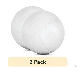 (2-Pack) Composite Youth Standard Volleyball – Durable & Soft Touch for Training & Games
