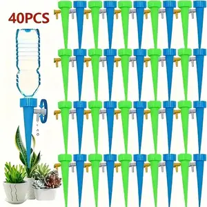 Automatic Watering Device, 1 Set Adjustable Watering Device with Valve, Watering Tool for Indoor & Outdoor Gardening, Adjustable Watering System