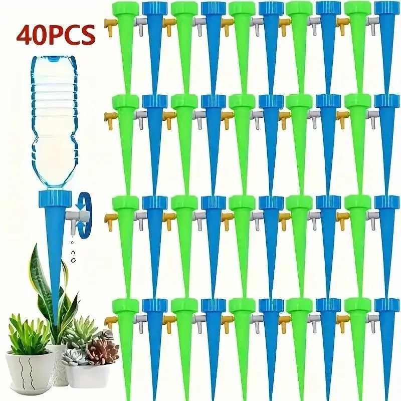 Automatic Watering Device, Plant Watering Devices, 1 Set Adjustable Watering Device with Valve, Watering Tool for Indoor & Outdoor Gardening